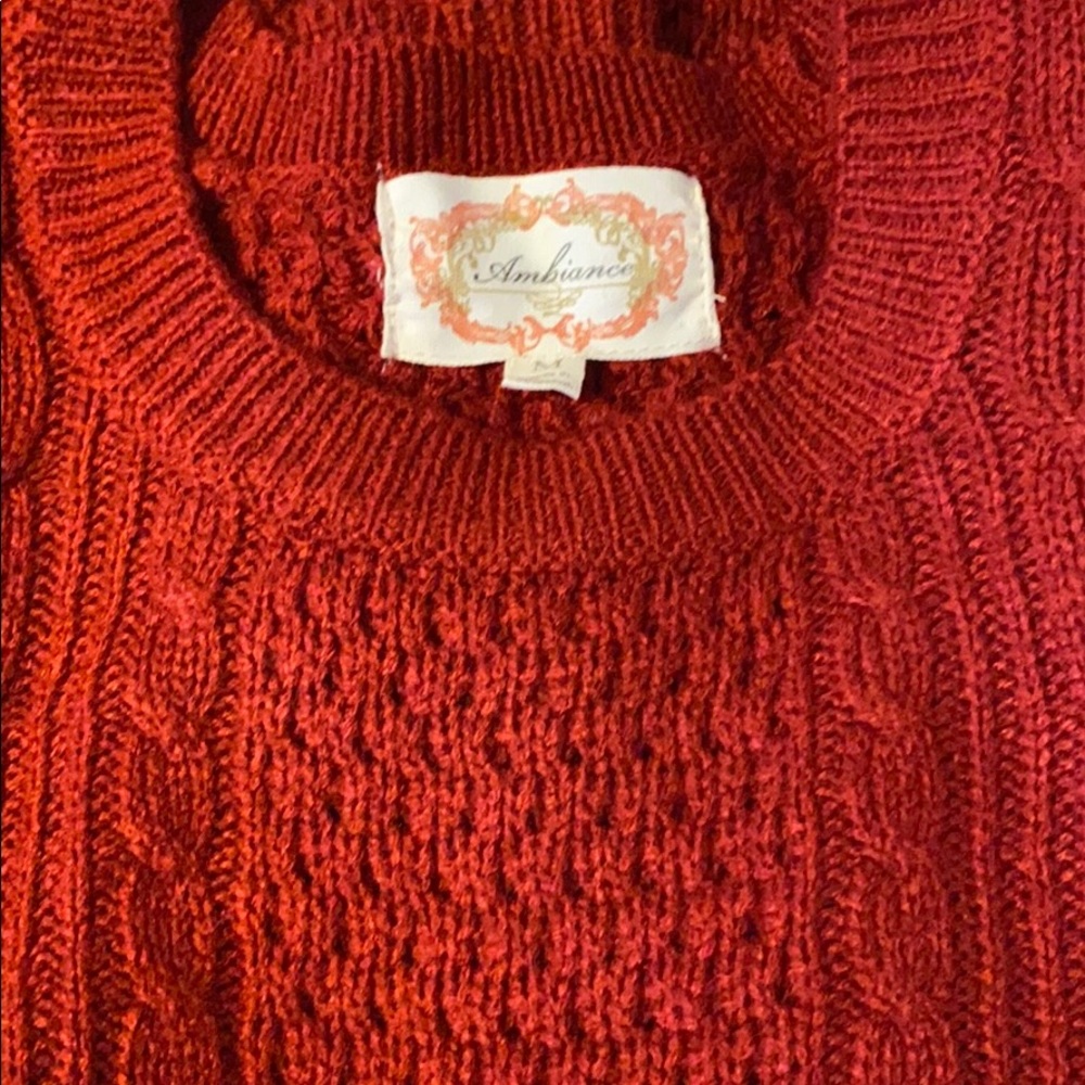 Sexy Red Sweater - Picture 2 of 5